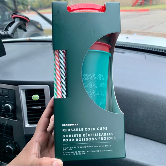 Starbucks Other - Starbucks Holiday Cold Reusable Cups 2019